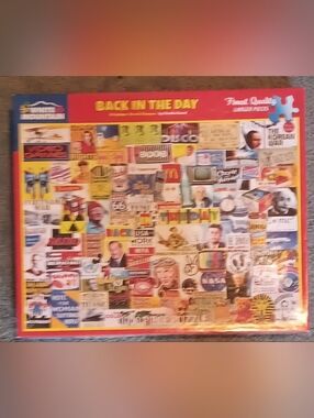 White Mountain 'Back in the Day' Multicolor Jigsaw Puzzle